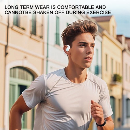 Auriculares Bluetooth 5.4 Auriculares Inalámbricos Auriculares Estéreo Gancho para la Oreja EE. UU. - Imagen 20 de 26