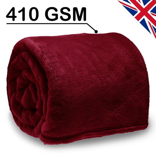 Warm Fleece Blanket Faux Fur Large Bed Couch Sofa Throw Single Double King Size - Picture 62 of 133