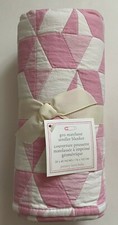 Pottery Barn Kids Geo Matelasse Stroller Blanket Bright Pink 30X40 PBK 1206502