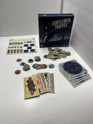 Gentlemen Thieves Board Game Complete 2017 Asmodee Games - Picture 1 of 7