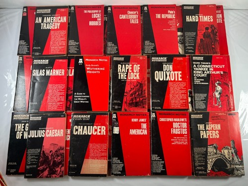 Monarch Notes Lot of 46 Vintage Booklets, Critical Guide to Appreciation.. - Picture 15 of 16