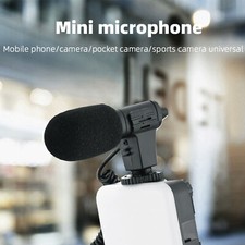 MIC-06 Microphone External Stereo Microphone for Mobile Phones/Sports Cameras