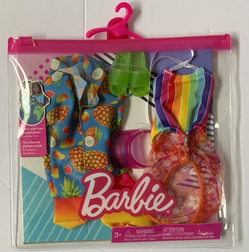 Barbie Moda Muñeca Ropa Playa Barbie y Ken Trajes - Imagen 3 de 4