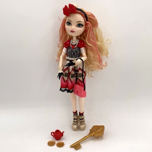 Mattel Ever After High Hat Tastic Party Apple White Doll & Accessories-FLAWS