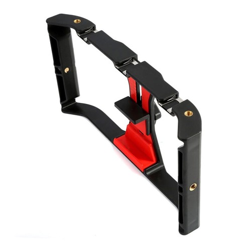 Rig impugnatura supporto comodo presa per smartphone 3x hot shoe 5x 1/4" R0G - Picture 5 of 5