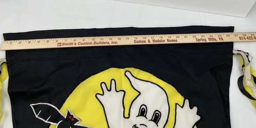 Halloween Flag - Large 27x40 Die Cut Double Sided w/Tassel | Ghosts & Bat Decor - Picture 5 of 5