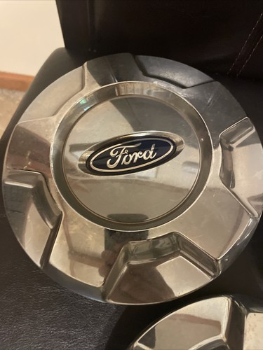 JUEGO FORD F-150 2009-2014 OEM 17" ALEACIÓN LLANTA CROMO TAPA CENTRAL 9L34-1A096-AC  - Imagen 5 de 15