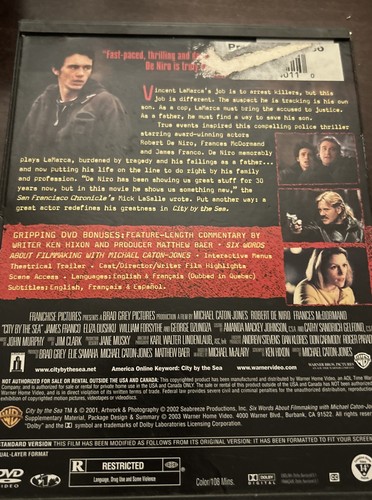 City by the Sea (DVD, 2002) - Picture 2 of 2