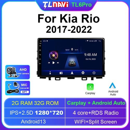 Android Auto Car Radio Stereo for Kia RIO Stonic 2017 2018 2019 2020 2021 2022 - Picture 16 of 48
