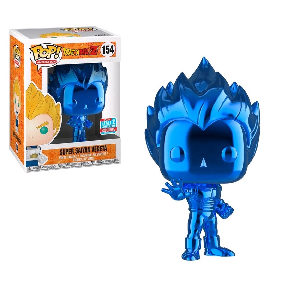Dragon Ball Z Super Saiyan Vegeta Blue Chrome NYCC 2018