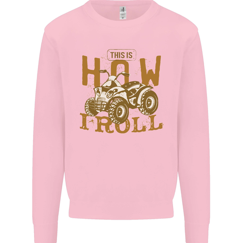 Quad Bike How I Roll Kids Sweatshirt Jumper - Picture 55 of 97