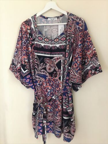 NEW Label 718 - SOFT Stretchy Jersey Tunic Shirt floral PLUS Large - 3X USA MADE - Picture 3 of 13