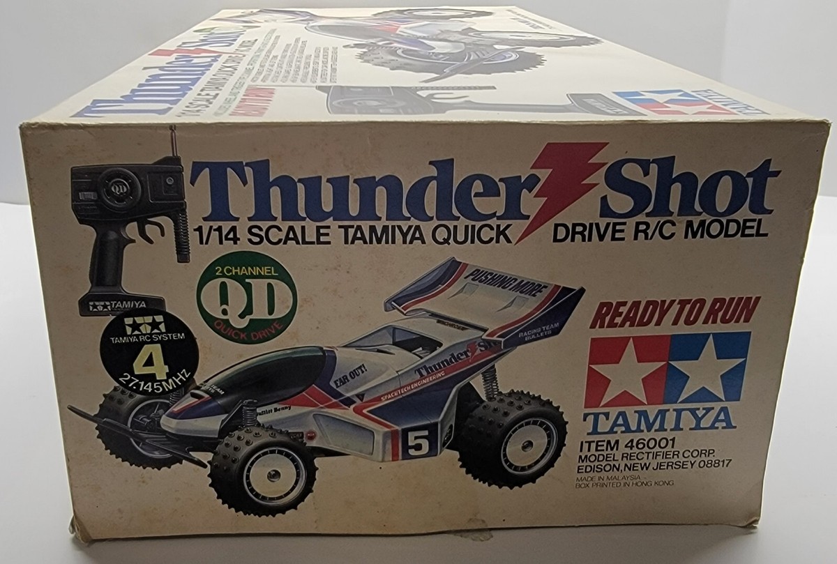 1987年発売品　TAMIYA　ThunderShot　1/10 RCカーキット Tamiya 1/10 Thunder Shot 2022 4WD Car Kit EP w/ Motor 58706-60A