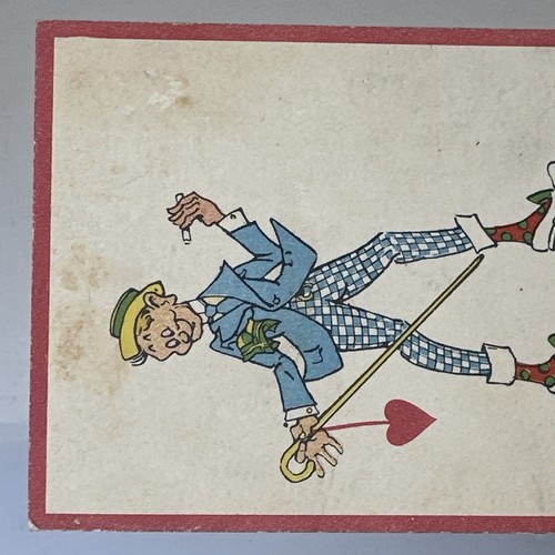 Vintage Valentine’s Day Post Card All Dressed Up and No One To Love Used 1929 - Picture 4 of 6