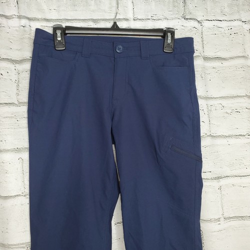 Eddie Bauer Women's Cropped Hiking Pants Size 4 Regular Navy Blue - Picture 2 of 7