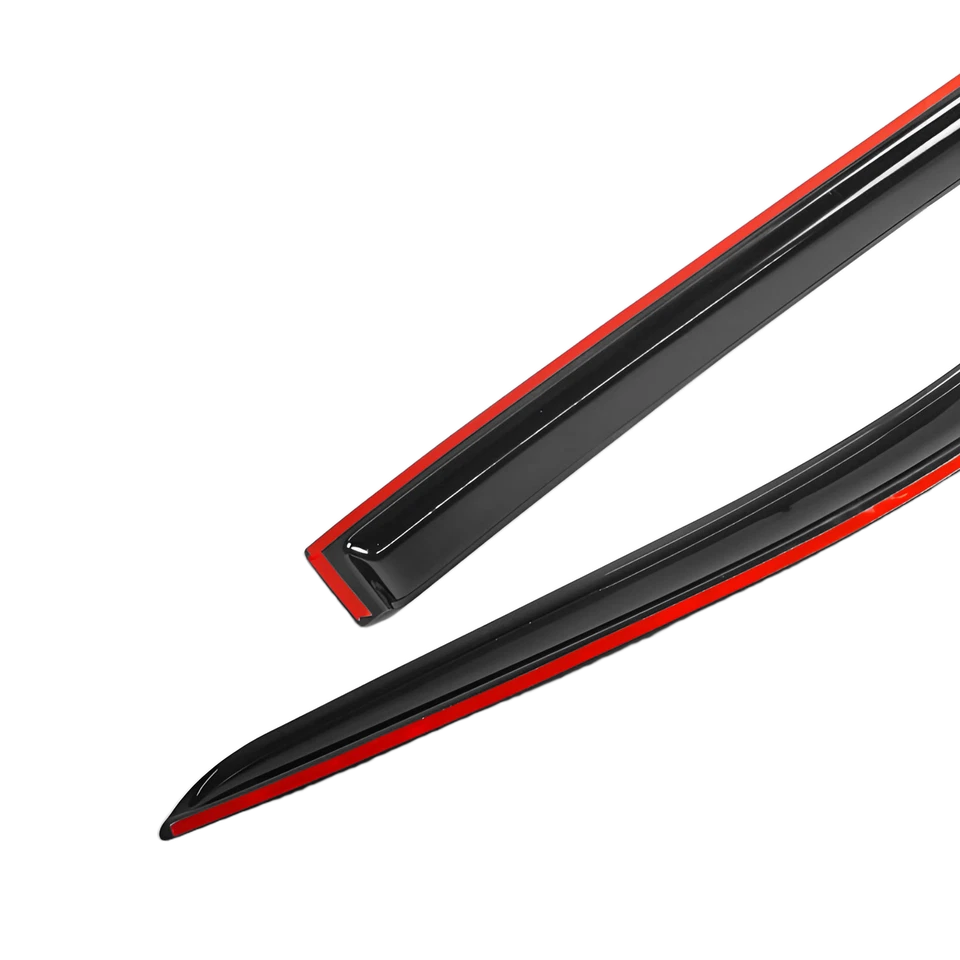 Jeep Compass 2017-2023 4 puertas visera ventana humo ventilación sombra lluvia protector solar Foto 4 de 4