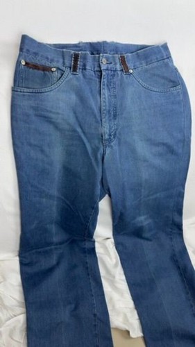 Stefano Ricci Vintage Blue Denim Straight-Leg Men's Jeans Size 50 Altered Waist - Picture 11 of 11