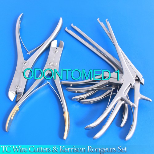 Cortadores de alambre TC e instrumentos ortopédicos KERRISON roedores de 7,5" (1,2,3,4 mm) - Imagen 3 de 3