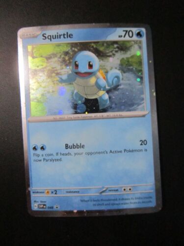 TARJETA POKEMON SQUIRTLE HOLO SVP BLACK STAR PROMO 048 NUNCA JUGADA CASI NUEVA M HD SWIRL - Imagen 2 de 8