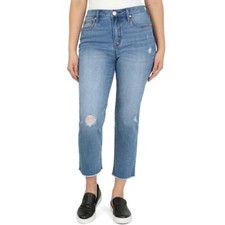 NEW! WOMENS SEVEN7 TOWER STRAIGHT CROP JEAN! RELAXED EASY FIT! VARIETY