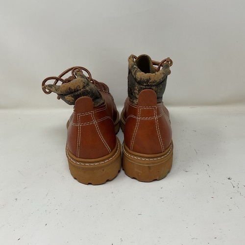 Vintage Montgomery Ward 1940’s-50’s Leather Moc Toe Boots 738 sz 4 or womens 5.5 - Picture 5 of 11