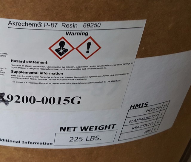 5lb phenolic resin p87 two part phenol formaldehyde casting pressing