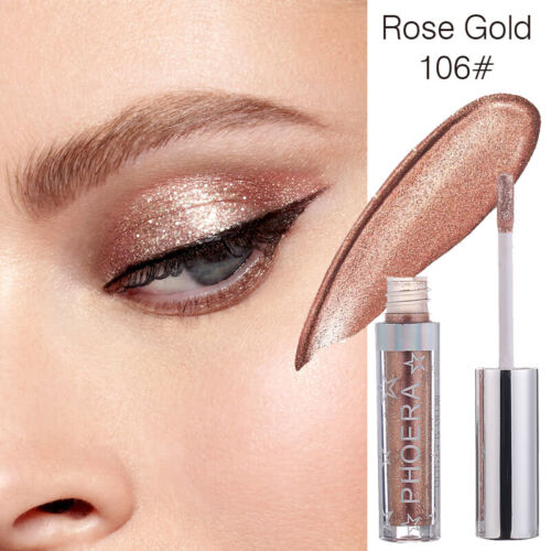 PHOERA Eyeshadow Glitter Glow Liquid Metallic Eye Shadow Magnificent Metals - Picture 10 of 31