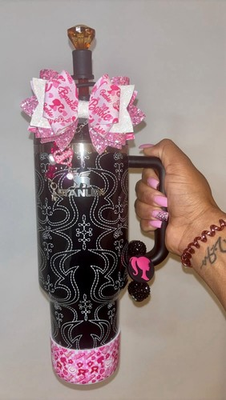 #ad Barbie Stanley Howdy Ken 40oz Tumbler Quencher Cup W Accessories $115.00