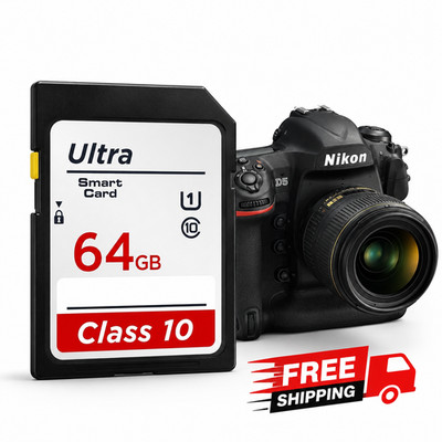 SD Card 64GB 128GB 256GB V10 16GB 32GB Normal Full Size Flash SD Memory Card Hig