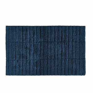 Zone Denmark Tiles Bath Mat Dark Blue