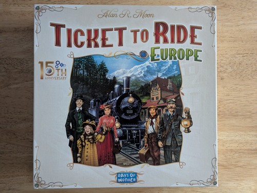 Ticket to Ride Europe - 15th Anniversary Deluxe Collector's Edition - Complete