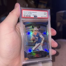 2018 Panini Select - Rookie Selections Josh Allen #RS-6 Silver Prizm PSA 9 🔥
