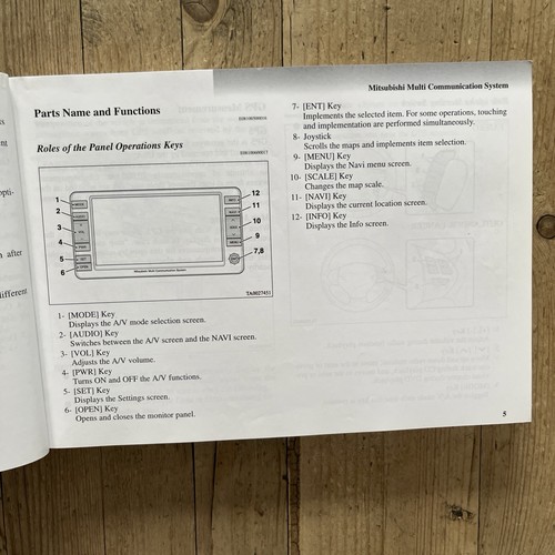 06-10 MITSUBISHI OUTLANDER OWNERS HANDBOOK MANUAL AND WALLET 08 Ref19155 - Picture 21 of 23