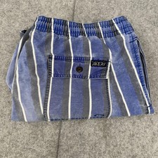 Polo Ralph Lauren Swim Shorts Mens Large Striped Drawstring Pocket Trunks