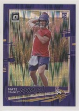 2020 Panini Donruss Optic Rookies Purple Shock Prizm Nate Stanley #150 0bg1