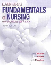 Kozier & Erb's Fundamentals of - Hardcover, by Berman Audrey; Snyder - Good j