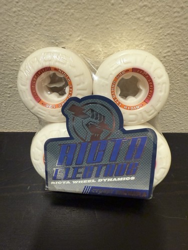 Ricta David Gonzalez Electros 53mm White Skateboard Set 4 Rollen Neu - Bild 2 von 7