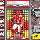2022 Mosaic Patrick Mahomes II Red Yellow Choice Prizm /80 PSA 10 #293 SB MVP