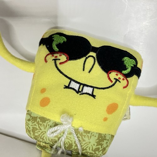 Bob Esponja Pantalones Cuadrados Peluche Peluche 7" Playa Traje de Baño Gafas de Sol 2006 Juguete - Imagen 8 de 9
