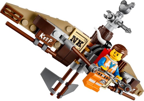 NEW Lego 70800 Lego Movie Getaway Glider. Emmet. Deputron. Sheriff Not-a-Robot - Picture 4 of 10