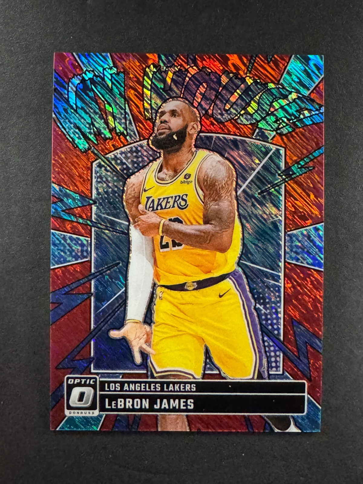 LeBron James 2024-25 Panini Donruss Optic My House Red Shimmer /75 #3