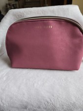 NWOT Bobbi Brown Faux Suede 9 12 Rose Color Cosmetic Bag