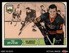 1968 Topps #39 Ted Irvine Kings-Hockey 3 - VG