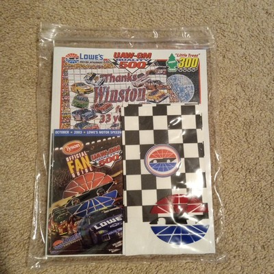 #ad #ad Lowes Charlotte Motor Speedway NASCAR Race Program UAW GM Quality 500 2003 Rare $34.99