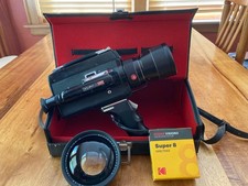 Tested Working Elmo Super 110 Super 8 Camera 7-70mm f/1.8 Motor Tested