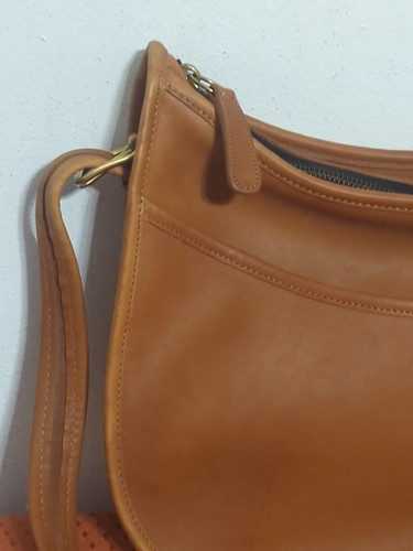 Borsa a tracolla Coach 9922 vintage pelle marrone inglese tracolla regolabile irregolare - Foto 2 di 22