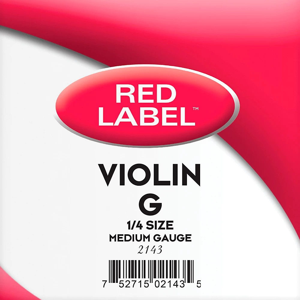 Super Sensitive Red Label Series Violin G String 14 Size Medium 2190₽