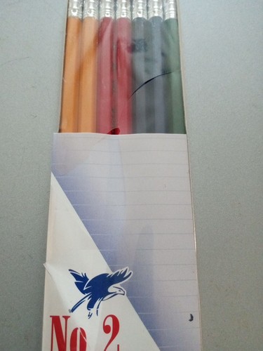 Vintage No.2 Eagle Sanford Pencils Pack Of 7 Perfect Unopened Condition USA Rare - Picture 3 of 6