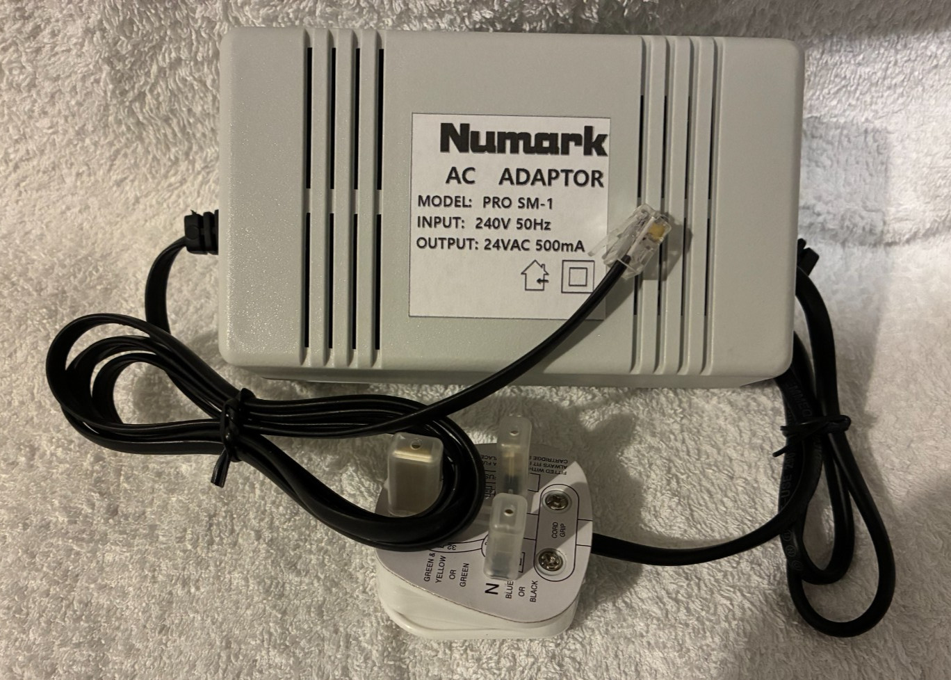 Numark PRO SM Power Adapter Pro SM 1 Pro SM 2 SM 3 EM-360 EU UK