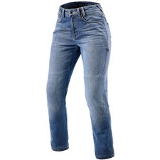 Rev'it Ladies Victoria 2 Motorcycle Motorbike Cordura Denim Jeans - Classic Blue